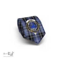 Scottish Clark (Lion) Tartan Tie with Family Crest Tartan Plaid NeckTie Scottish Plaid Tartan Plaid - ScotsTee - scotstee.com