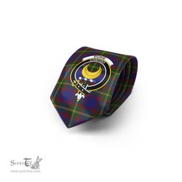 Scottish Durie Tartan Tie with Family Crest Tartan Plaid NeckTie Scottish Plaid Tartan Plaid - ScotsTee - scotstee.com