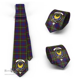 Scottish Durie Tartan Tie with Family Crest Tartan Plaid NeckTie Scottish Plaid Tartan Plaid - ScotsTee - scotstee.com