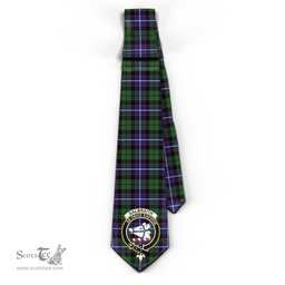 Scottish Galbraith Modern Tartan Tie with Family Crest Tartan Plaid NeckTie Scottish Plaid Tartan Plaid - ScotsTee - scotstee.com