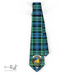 Scottish Campbell Ancient 01 Tartan Tie with Family Crest Tartan Plaid NeckTie Scottish Plaid Tartan Plaid - ScotsTee - scotstee.com