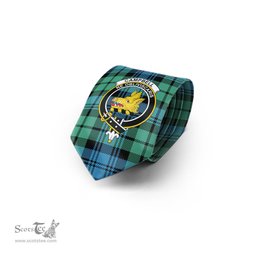 Scottish Campbell Ancient 01 Tartan Tie with Family Crest Tartan Plaid NeckTie Scottish Plaid Tartan Plaid - ScotsTee - scotstee.com