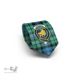 Scottish Campbell Ancient 01 Tartan Tie with Family Crest Tartan Plaid NeckTie Scottish Plaid Tartan Plaid - ScotsTee - scotstee.com