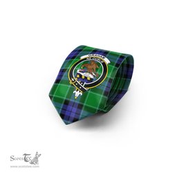 Scottish Graham of Menteith Modern Tartan Tie with Family Crest Tartan Plaid NeckTie Scottish Plaid Tartan Plaid - ScotsTee - scotstee.com