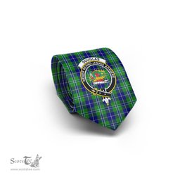 Scottish Douglas Tartan Tie with Family Crest Tartan Plaid NeckTie Scottish Plaid Tartan Plaid - ScotsTee - scotstee.com