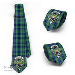 Scottish Douglas Tartan Tie with Family Crest Tartan Plaid NeckTie Scottish Plaid Tartan Plaid - ScotsTee - scotstee.com