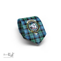 Scottish Galbraith Ancient Tartan Tie with Family Crest Tartan Plaid NeckTie Scottish Plaid Tartan Plaid - ScotsTee - scotstee.com