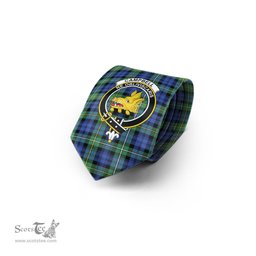 Scottish Campbell Argyll Ancient Tartan Tie with Family Crest Tartan Plaid NeckTie Scottish Plaid Tartan Plaid - ScotsTee - scotstee.com