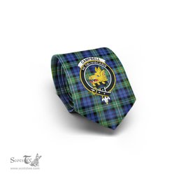 Scottish Campbell Argyll Ancient Tartan Tie with Family Crest Tartan Plaid NeckTie Scottish Plaid Tartan Plaid - ScotsTee - scotstee.com
