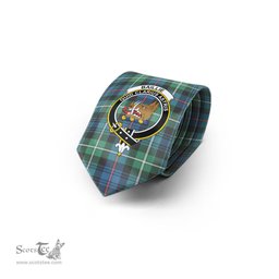 Scottish Baillie Ancient Tartan Tie with Family Crest Tartan Plaid NeckTie Scottish Plaid Tartan Plaid - ScotsTee - scotstee.com