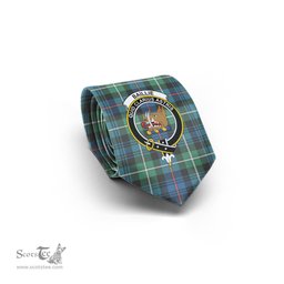 Scottish Baillie Ancient Tartan Tie with Family Crest Tartan Plaid NeckTie Scottish Plaid Tartan Plaid - ScotsTee - scotstee.com