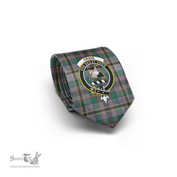 Scottish Craig Ancient Tartan Tie with Family Crest Tartan Plaid NeckTie Scottish Plaid Tartan Plaid - ScotsTee - scotstee.com