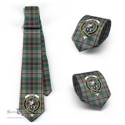 Scottish Craig Ancient Tartan Tie with Family Crest Tartan Plaid NeckTie Scottish Plaid Tartan Plaid - ScotsTee - scotstee.com