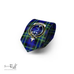Scottish Arbuthnot Modern Tartan Tie with Family Crest Tartan Plaid NeckTie Scottish Plaid Tartan Plaid - ScotsTee - scotstee.com