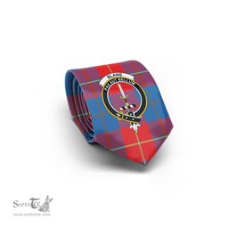 Scottish Blane Tartan Tie with Family Crest Tartan Plaid NeckTie Scottish Plaid Tartan Plaid - ScotsTee - scotstee.com