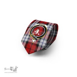 Scottish Brodie Dress Tartan Tie with Family Crest Tartan Plaid NeckTie Scottish Plaid Tartan Plaid - ScotsTee - scotstee.com