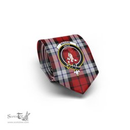 Scottish Brodie Dress Tartan Tie with Family Crest Tartan Plaid NeckTie Scottish Plaid Tartan Plaid - ScotsTee - scotstee.com