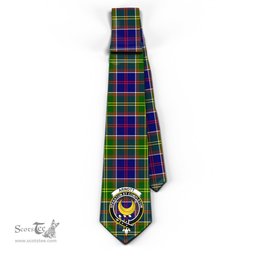 Scottish Arnott Tartan Tie with Family Crest Tartan Plaid NeckTie Scottish Plaid Tartan Plaid - ScotsTee - scotstee.com