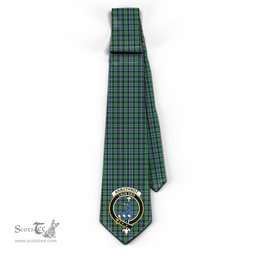 Scottish Arbuthnot Tartan Tie with Family Crest Tartan Plaid NeckTie Scottish Plaid Tartan Plaid - ScotsTee - scotstee.com