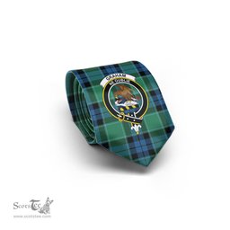 Scottish Graham of Menteith Ancient Tartan Tie with Family Crest Tartan Plaid NeckTie Scottish Plaid Tartan Plaid - ScotsTee - scotstee.com