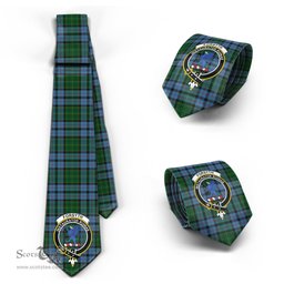 Scottish Forsyth Tartan Tie with Family Crest Tartan Plaid NeckTie Scottish Plaid Tartan Plaid - ScotsTee - scotstee.com