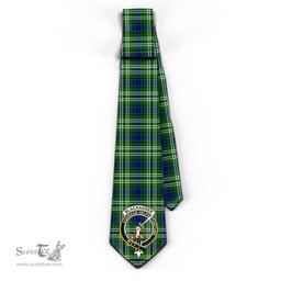 Scottish Blackadder Tartan Tie with Family Crest Tartan Plaid NeckTie Scottish Plaid Tartan Plaid - ScotsTee - scotstee.com