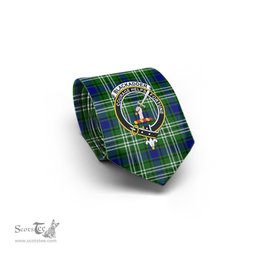 Scottish Blackadder Tartan Tie with Family Crest Tartan Plaid NeckTie Scottish Plaid Tartan Plaid - ScotsTee - scotstee.com