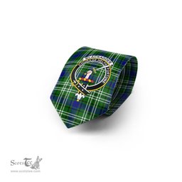 Scottish Blackadder Tartan Tie with Family Crest Tartan Plaid NeckTie Scottish Plaid Tartan Plaid - ScotsTee - scotstee.com