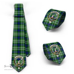 Scottish Blackadder Tartan Tie with Family Crest Tartan Plaid NeckTie Scottish Plaid Tartan Plaid - ScotsTee - scotstee.com