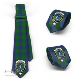 Scottish Barclay Tartan Tie with Family Crest Tartan Plaid NeckTie Scottish Plaid Tartan Plaid - ScotsTee - scotstee.com