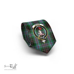 Scottish Brodie Hunting Tartan Tie with Family Crest Tartan Plaid NeckTie Scottish Plaid Tartan Plaid - ScotsTee - scotstee.com