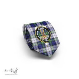 Scottish Gordon Dress Modern Tartan Tie with Family Crest Tartan Plaid NeckTie Scottish Plaid Tartan Plaid - ScotsTee - scotstee.com