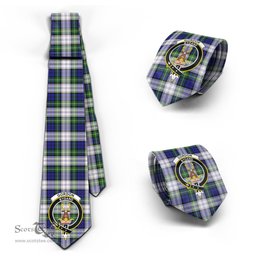 Scottish Gordon Dress Modern Tartan Tie with Family Crest Tartan Plaid NeckTie Scottish Plaid Tartan Plaid - ScotsTee - scotstee.com