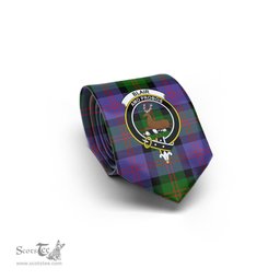Scottish Blair Modern Tartan Tie with Family Crest Tartan Plaid NeckTie Scottish Plaid Tartan Plaid - ScotsTee - scotstee.com