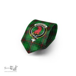 Scottish Halkerston Tartan Tie with Family Crest Tartan Plaid NeckTie Scottish Plaid Tartan Plaid - ScotsTee - scotstee.com