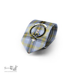 Scottish Bell Tartan Tie with Family Crest Tartan Plaid NeckTie Scottish Plaid Tartan Plaid - ScotsTee - scotstee.com