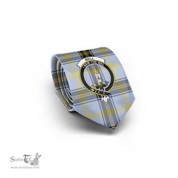 Scottish Bell Tartan Tie with Family Crest Tartan Plaid NeckTie Scottish Plaid Tartan Plaid - ScotsTee - scotstee.com