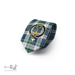 Scottish Gordon Dress Ancient Tartan Tie with Family Crest Tartan Plaid NeckTie Scottish Plaid Tartan Plaid - ScotsTee - scotstee.com
