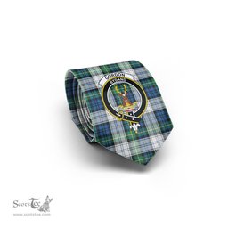 Scottish Gordon Dress Ancient Tartan Tie with Family Crest Tartan Plaid NeckTie Scottish Plaid Tartan Plaid - ScotsTee - scotstee.com