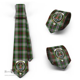 Scottish Fraser Hunting Dress Tartan Tie with Family Crest Tartan Plaid NeckTie Scottish Plaid Tartan Plaid - ScotsTee - scotstee.com