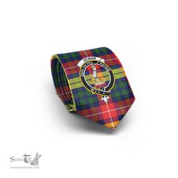 Scottish Dewar Tartan Tie with Family Crest Tartan Plaid NeckTie Scottish Plaid Tartan Plaid - ScotsTee - scotstee.com
