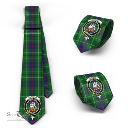 Scottish Duncan Tartan Tie with Family Crest Tartan Plaid NeckTie Scottish Plaid Tartan Plaid - ScotsTee - scotstee.com