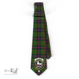 Scottish Cochrane Tartan Tie with Family Crest Tartan Plaid NeckTie Scottish Plaid Tartan Plaid - ScotsTee - scotstee.com