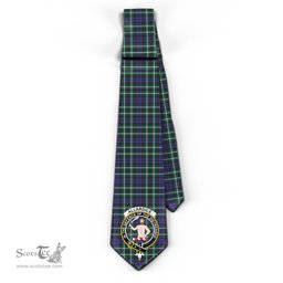 Scottish Allardice Tartan Tie with Family Crest Tartan Plaid NeckTie Scottish Plaid Tartan Plaid - ScotsTee - scotstee.com