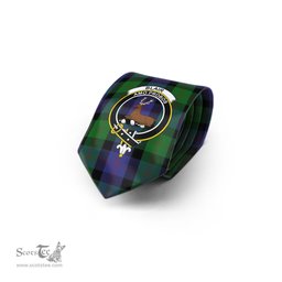 Scottish Blair Tartan Tie with Family Crest Tartan Plaid NeckTie Scottish Plaid Tartan Plaid - ScotsTee - scotstee.com