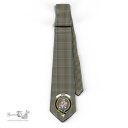 Scottish Haig Tartan Tie with Family Crest Tartan Plaid NeckTie Scottish Plaid Tartan Plaid - ScotsTee - scotstee.com