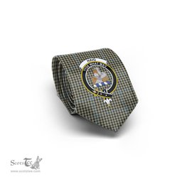 Scottish Haig Tartan Tie with Family Crest Tartan Plaid NeckTie Scottish Plaid Tartan Plaid - ScotsTee - scotstee.com