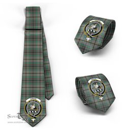 Scottish Craig Tartan Tie with Family Crest Tartan Plaid NeckTie Scottish Plaid Tartan Plaid - ScotsTee - scotstee.com