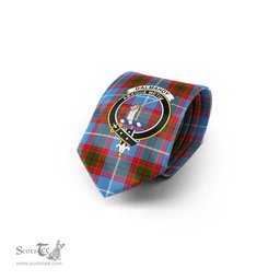 Scottish Dalmahoy Tartan Tie with Family Crest Tartan Plaid NeckTie Scottish Plaid Tartan Plaid - ScotsTee - scotstee.com