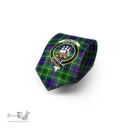 Scottish Duncan Modern Tartan Tie with Family Crest Tartan Plaid NeckTie Scottish Plaid Tartan Plaid - ScotsTee - scotstee.com